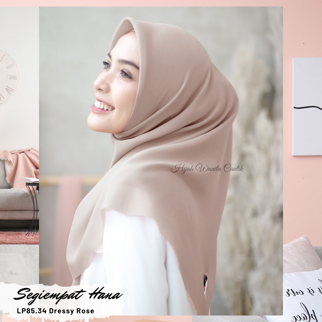 Segiempat Hana - LP85.34 Dressy Rose