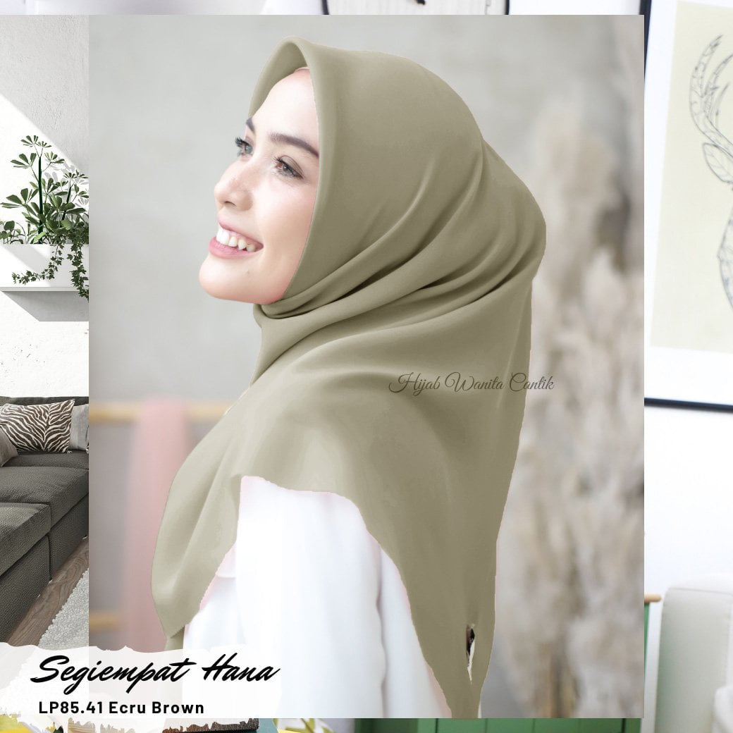 Segiempat Hana - LP85.41 Ecru Brown