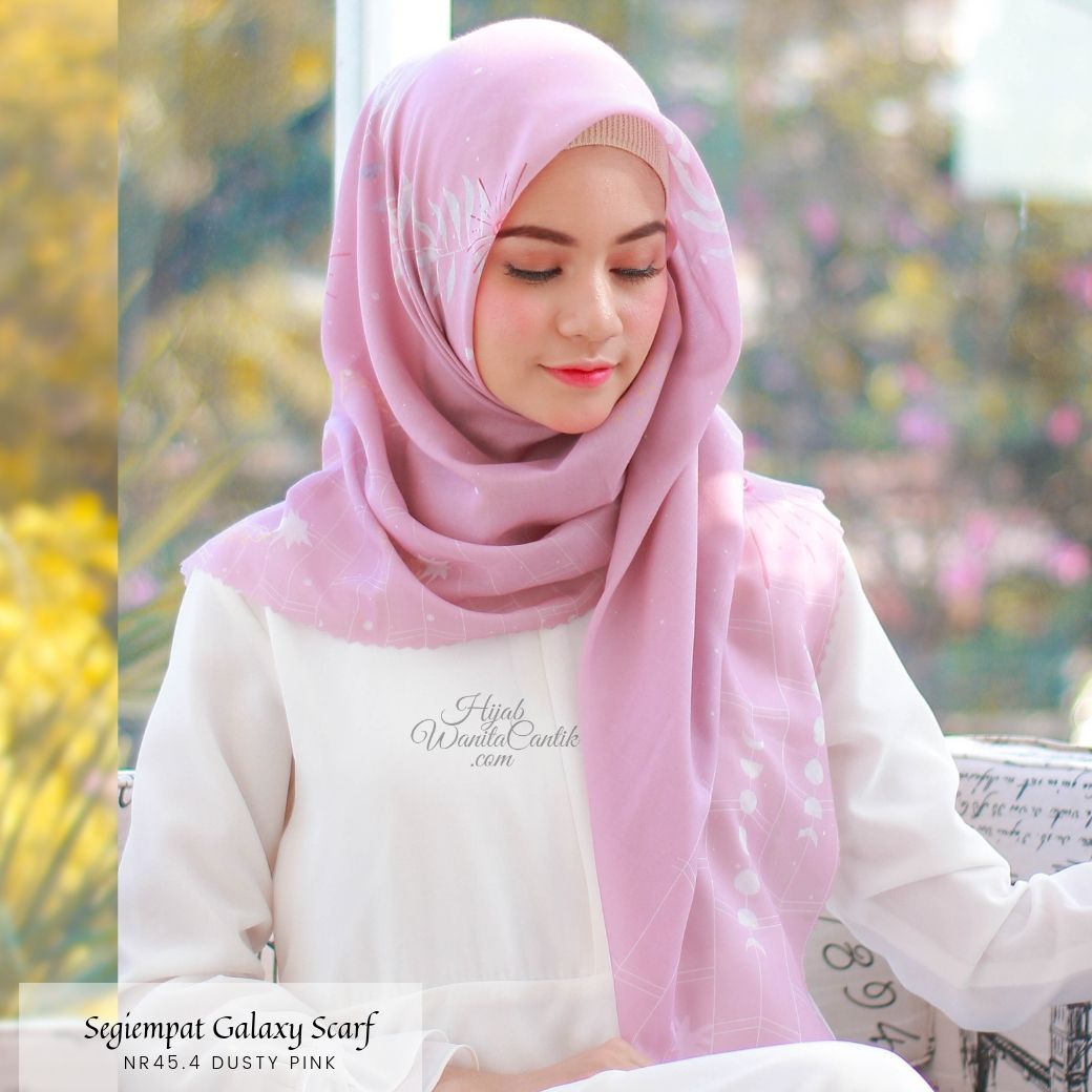 Segiempat Galaxy Scarf - NR45.4 Dusty pink