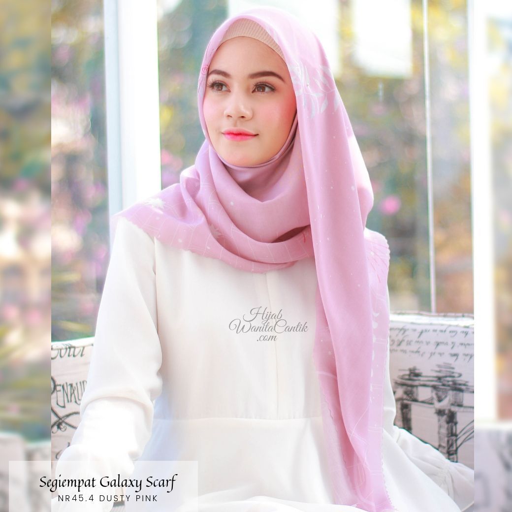 Segiempat Galaxy Scarf - NR45.4 Dusty pink