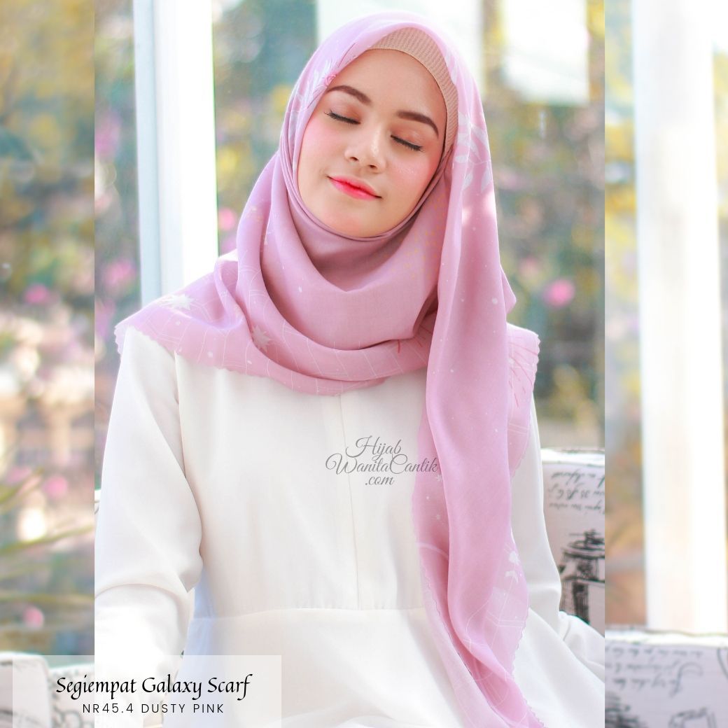 Segiempat Galaxy Scarf - NR45.4 Dusty pink