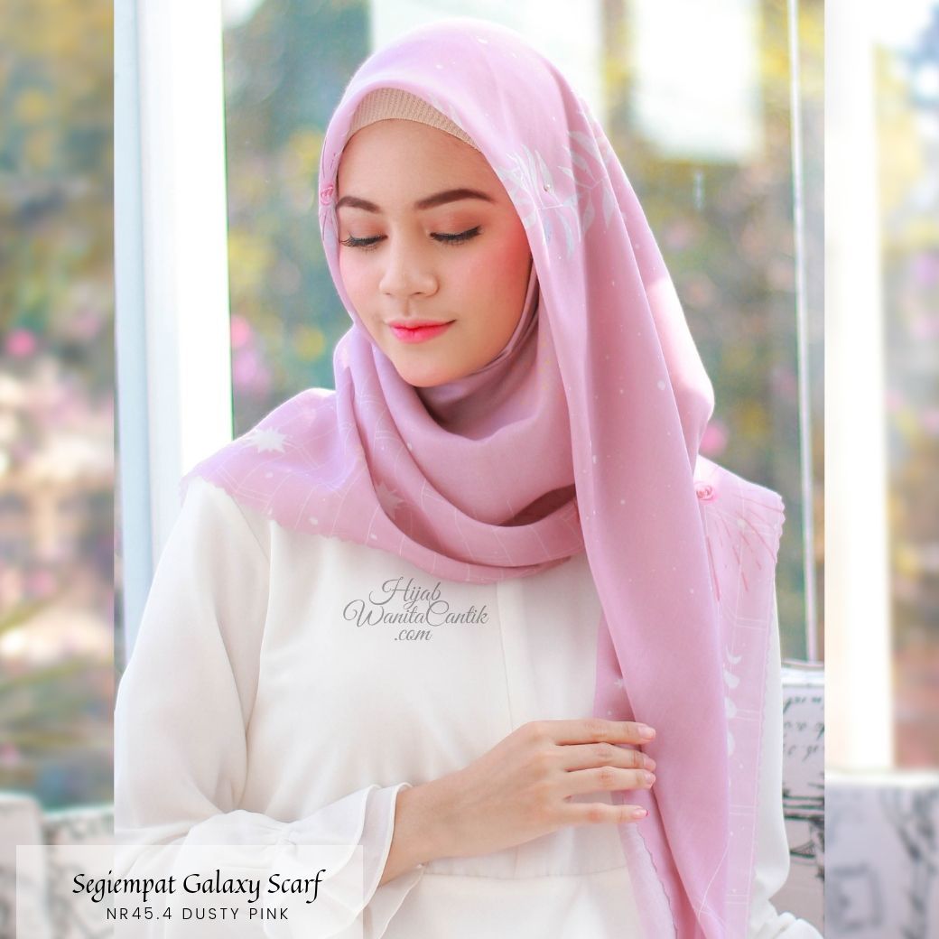 Segiempat Galaxy Scarf - NR45.4 Dusty pink