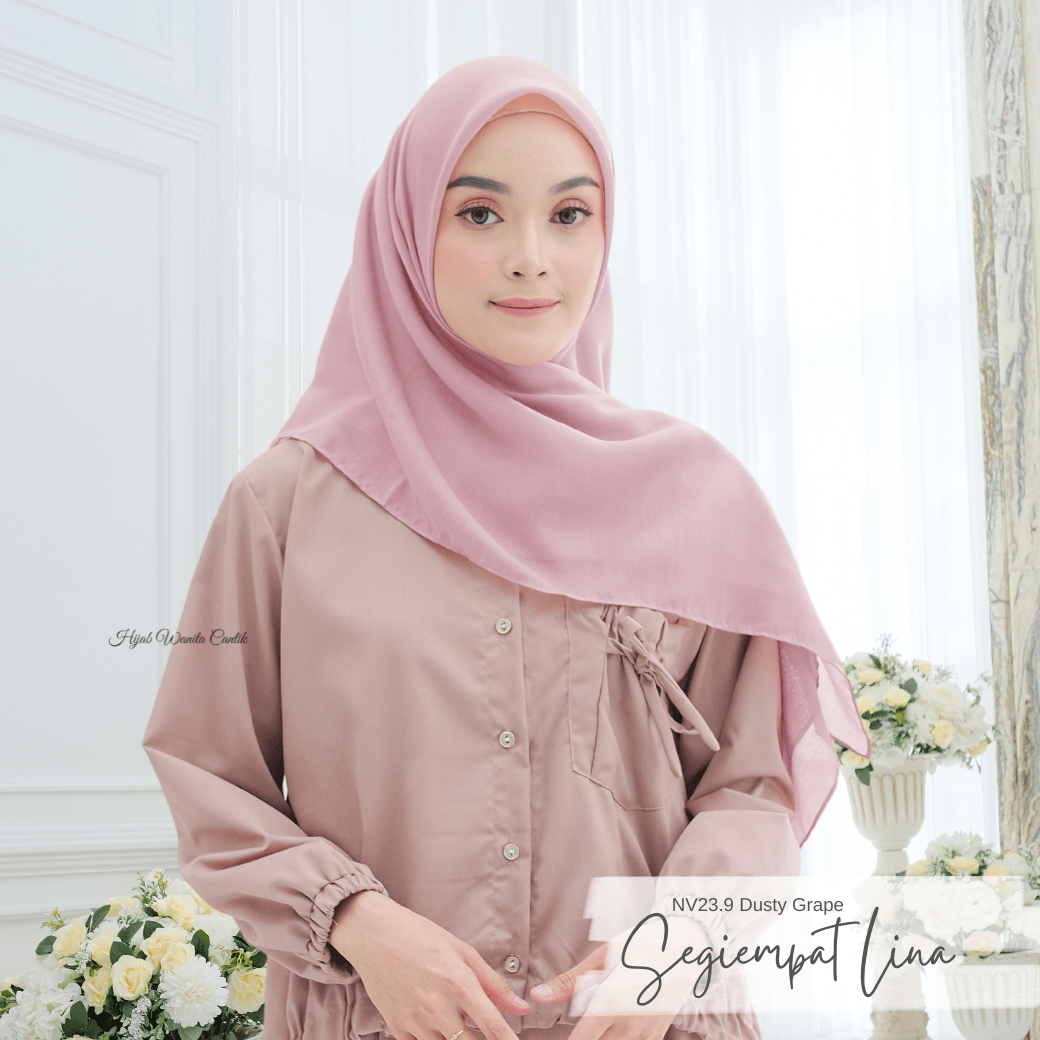 Segiempat Lina Voal - NV23.9 Dusty Grape