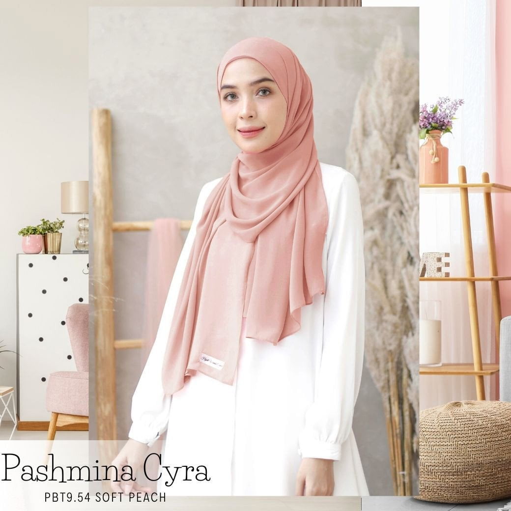 Pashmina Cyra - PBT9.54 Soft Peach