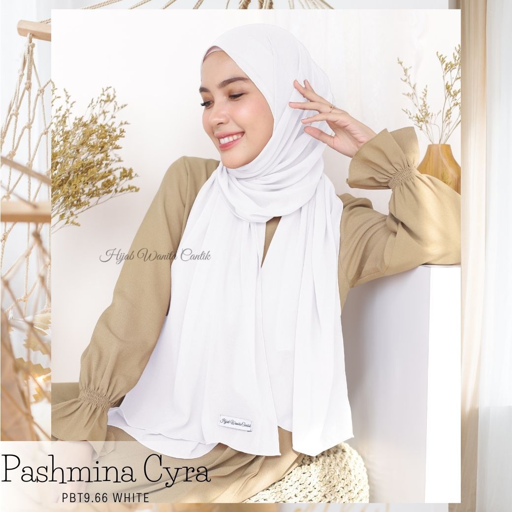 Pashmina Cyra - White