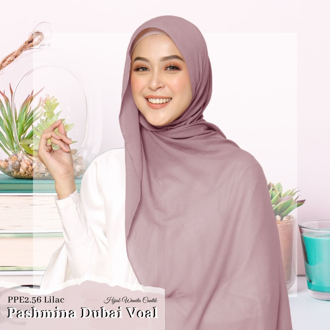 Dubai Voal Pashmina - PPE2.56 Lilac
