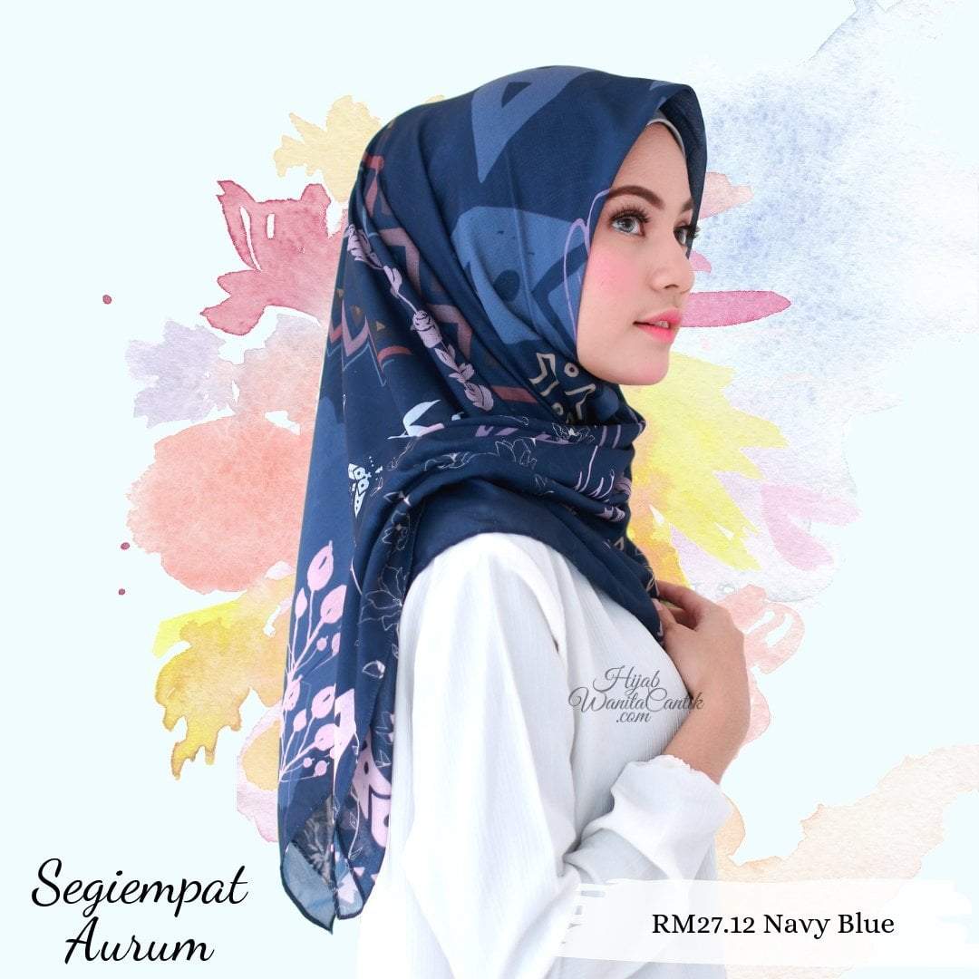 Segiempat Aurum - RM27.12 Navy Blue