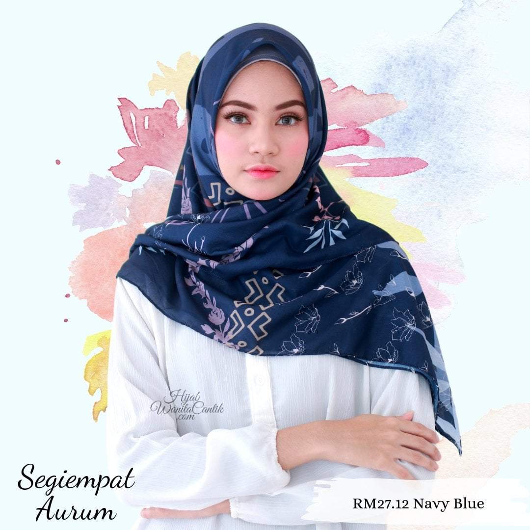 Segiempat Aurum - RM27.12 Navy Blue
