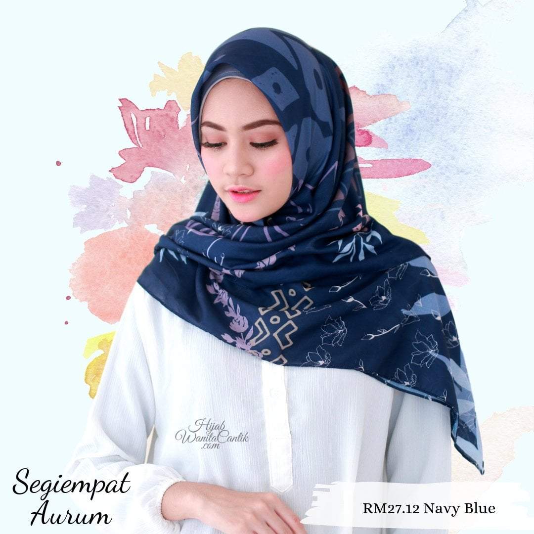 Segiempat Aurum - RM27.12 Navy Blue