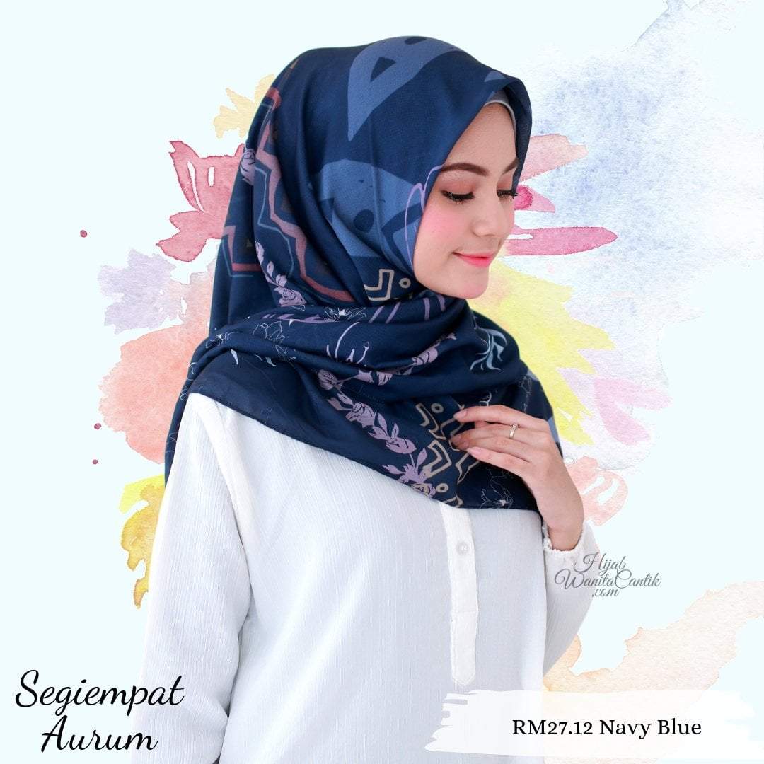 Segiempat Aurum - RM27.12 Navy Blue
