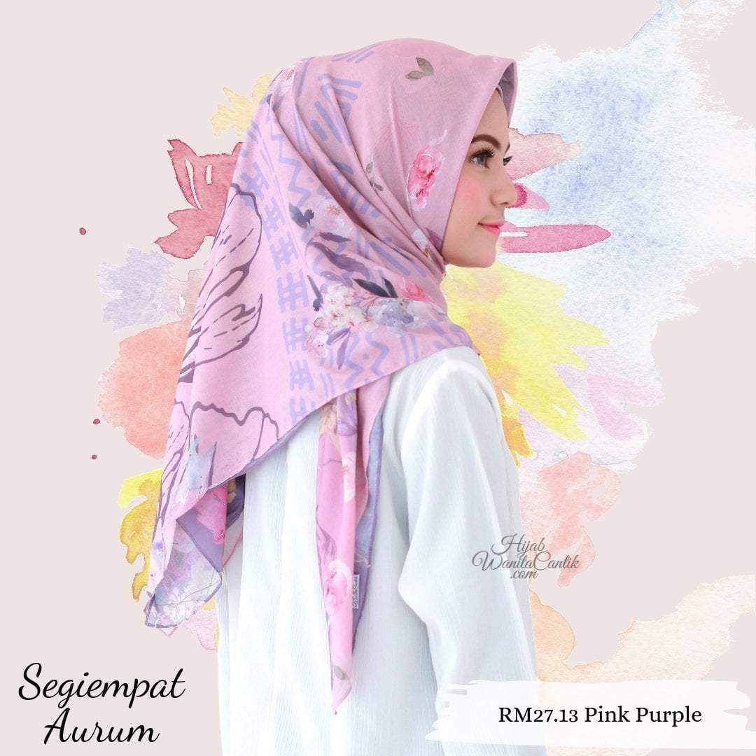 Segiempat Aurum - RM27.13 Pink Purple