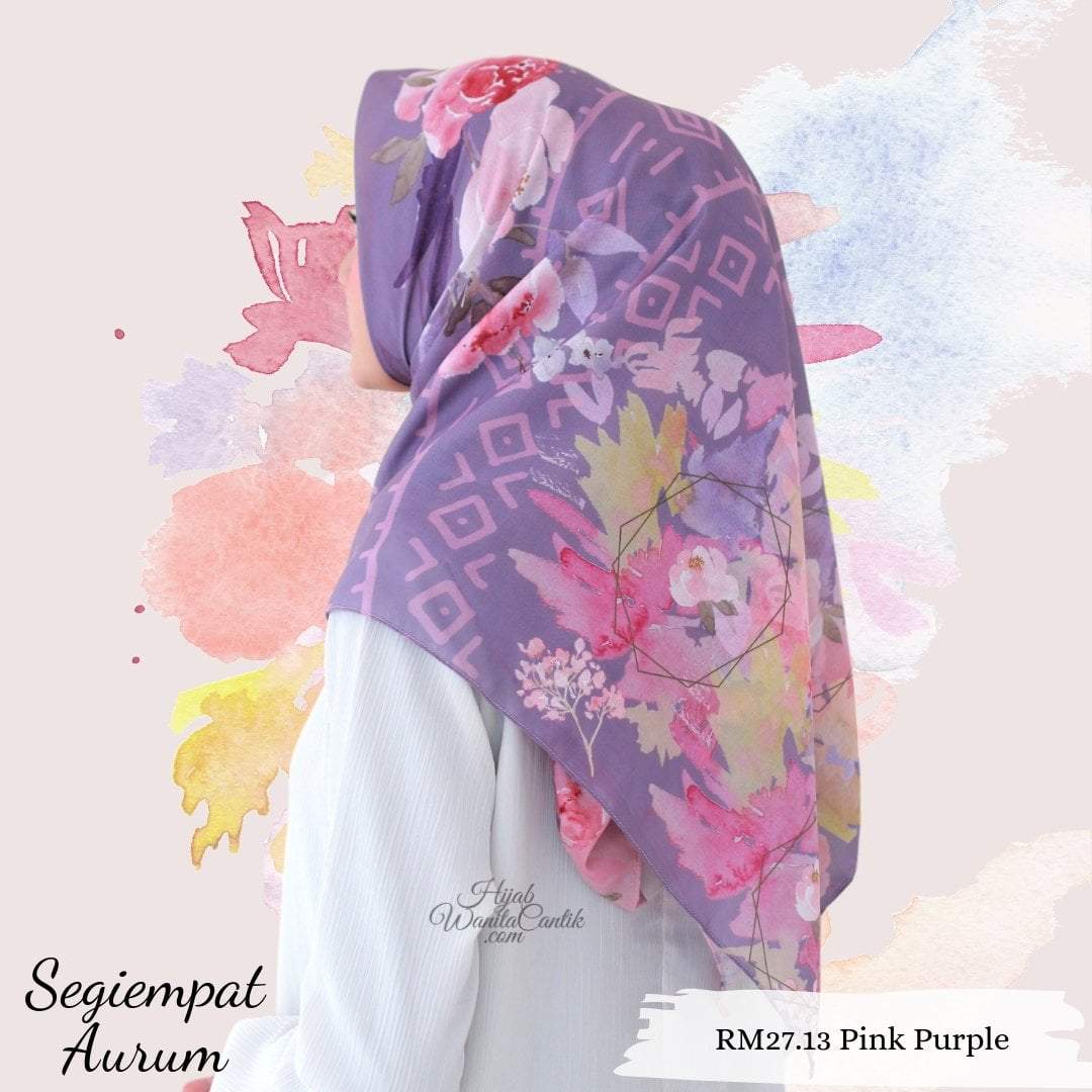 Segiempat Aurum - RM27.13 Pink Purple