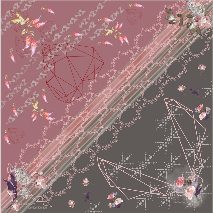 Segiempat Aurum - RM27.14 Deep Mauve