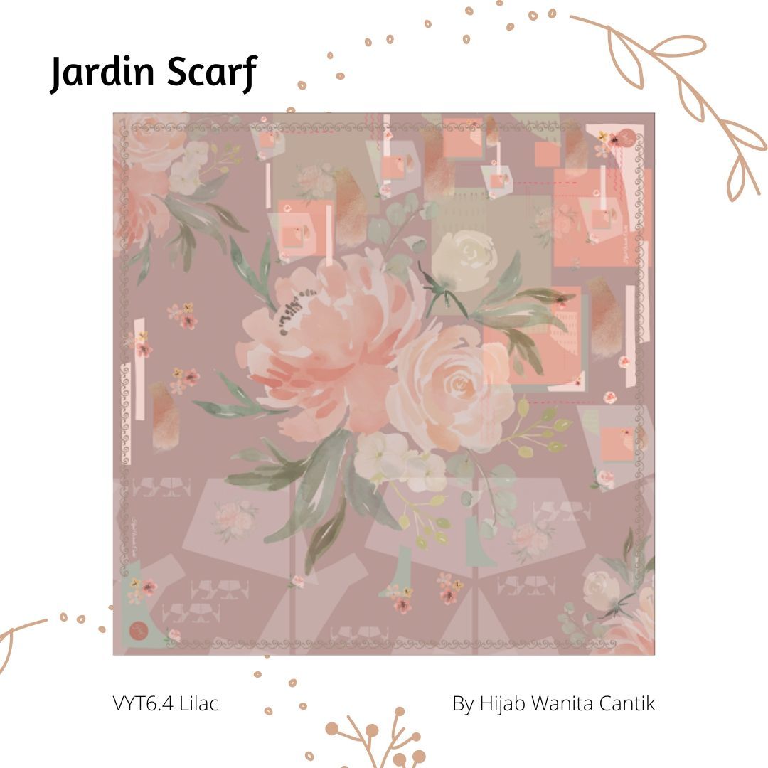 Jardin Scarf - VYT6.4 Lilac
