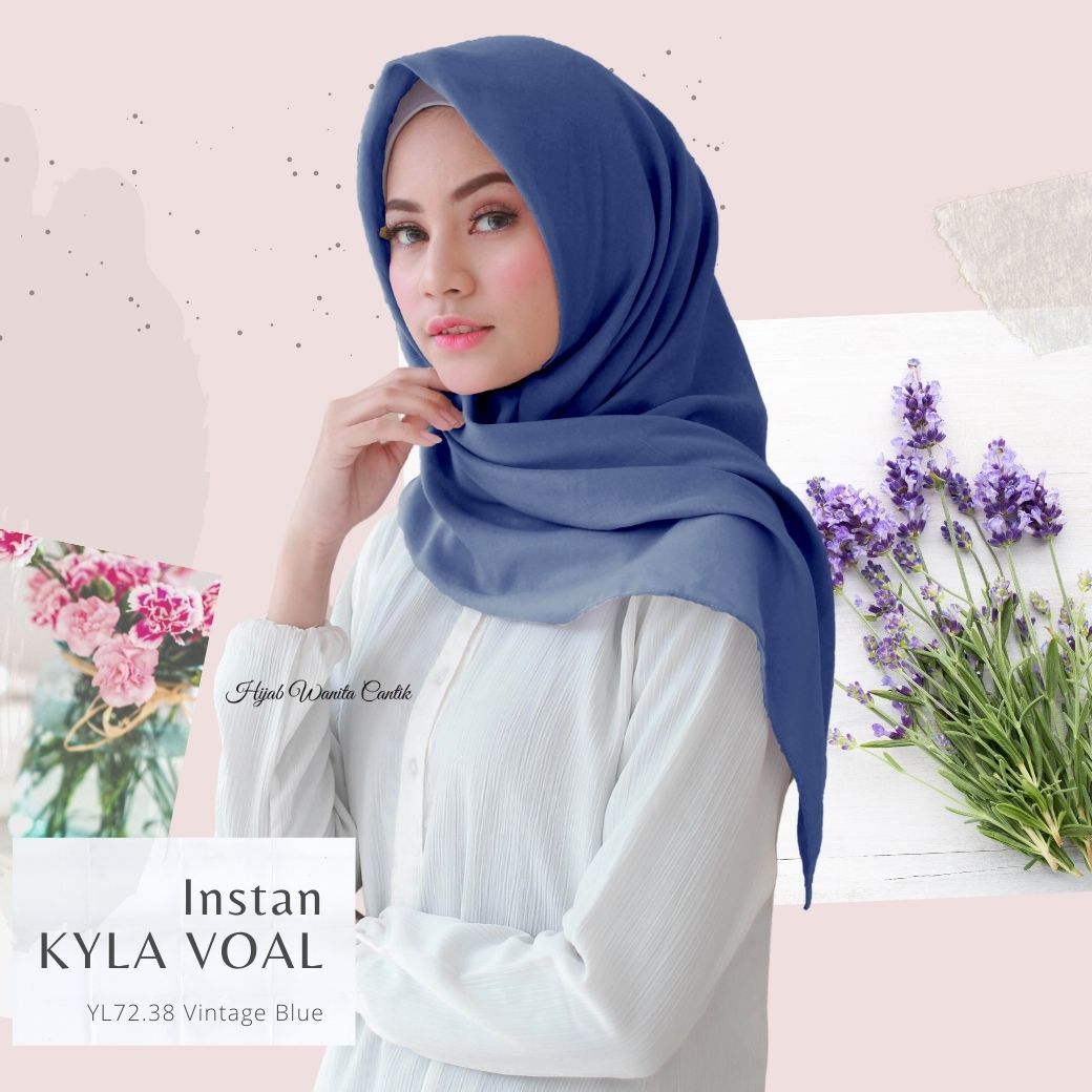 Instan Kyla Voal - YL72.38 Vintage Blue