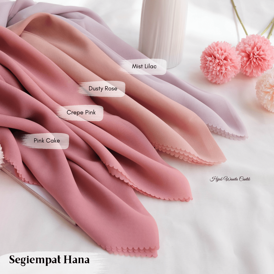 Segiempat Hana - LP85.10 Dusty Rose