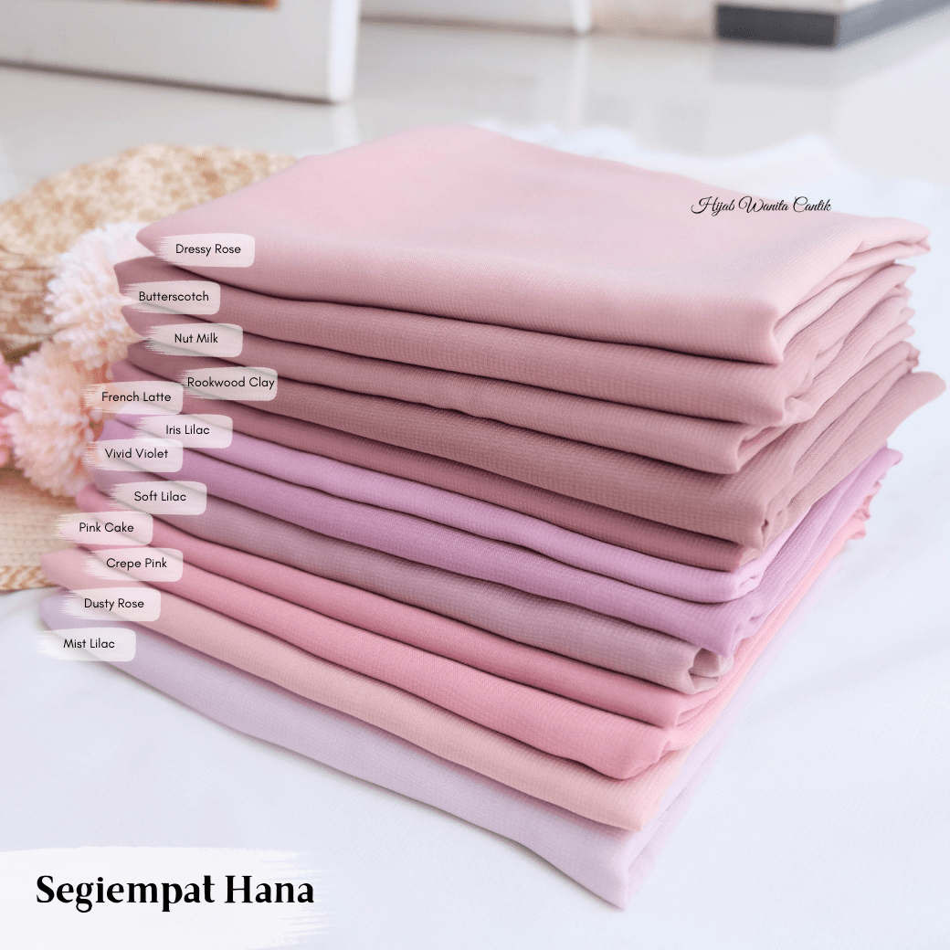 Segiempat Hana - LP85.10 Dusty Rose