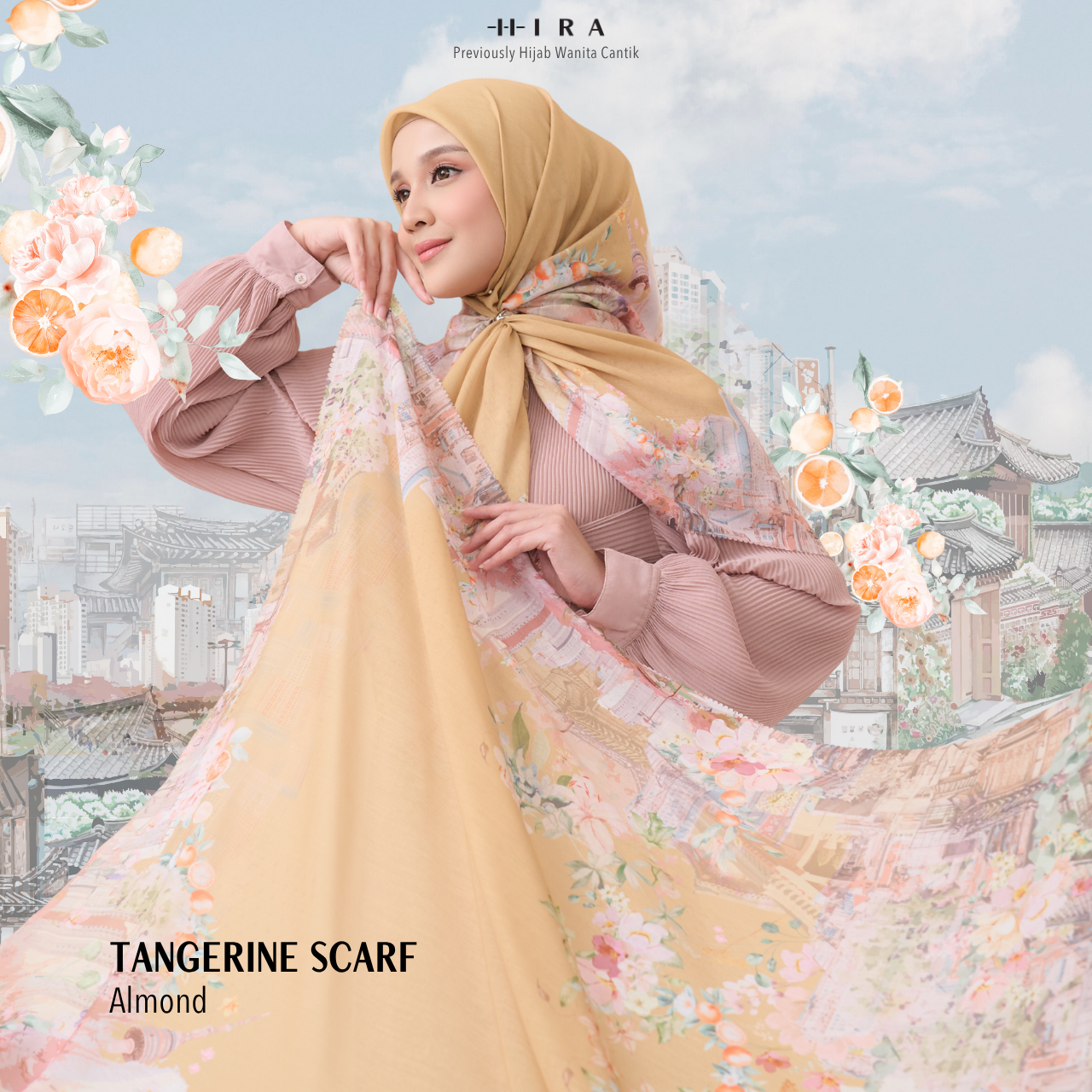 A6 Tangerine Scarf