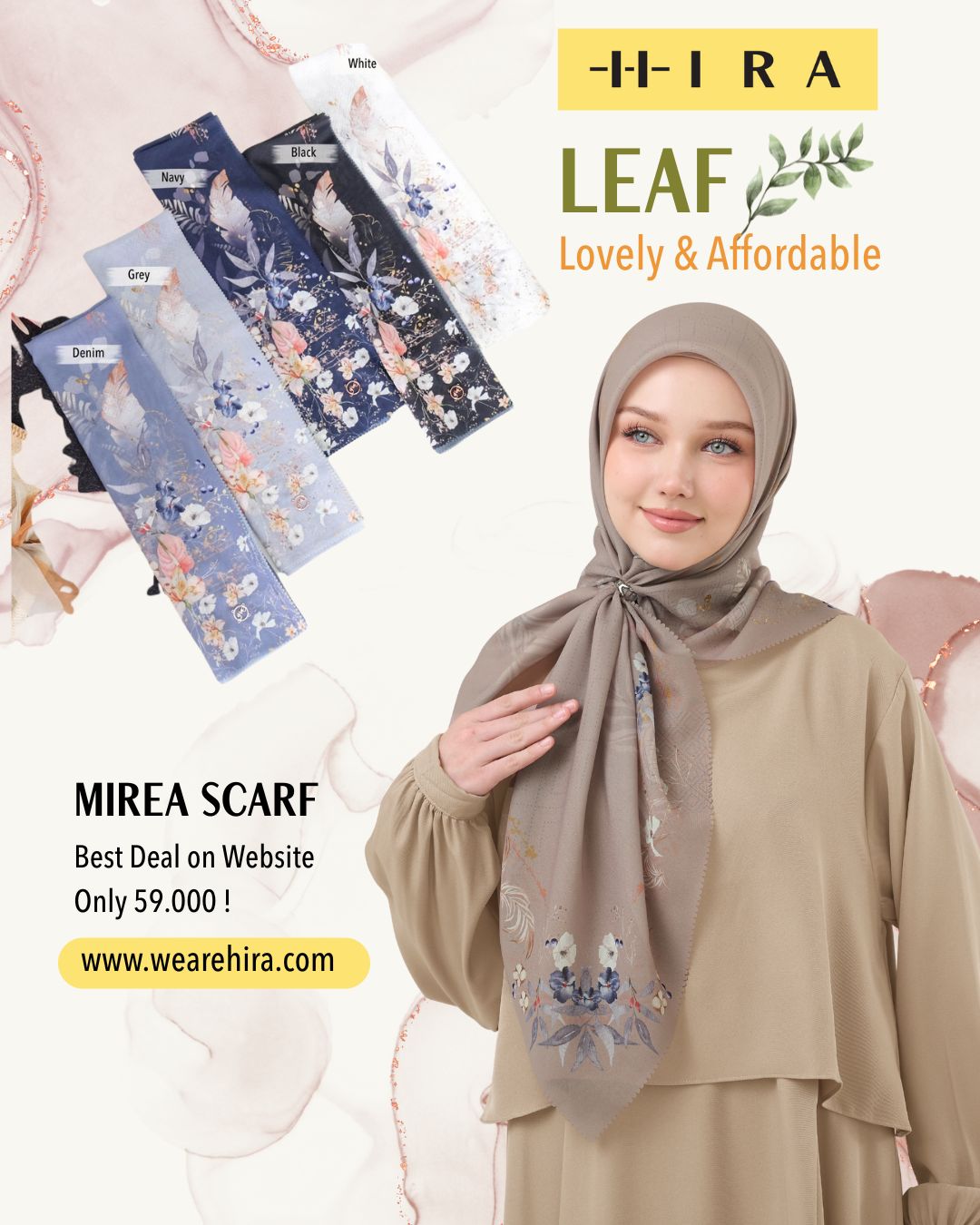 LEAF SERIES | Mirea Scarf | Kafa Scarf