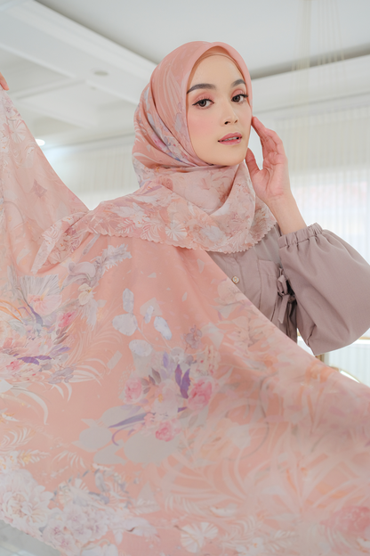 [ BUY 3 GET 1 FREE HIJAB ] Emily - Scarf Square Premium Polycotton | Woody - EM28.24