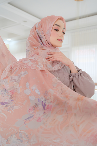 [ BUY 3 GET 1 FREE HIJAB ] Emily - Scarf Square Premium Polycotton | Woody - EM28.24