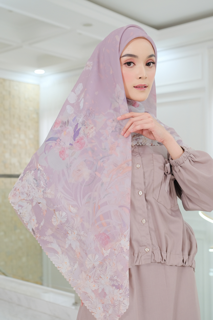 [ BUY 3 GET 1 FREE HIJAB ] Emily JUMBO - Scarf Square Premium Polycotton XL | Moonstone - EB28.19