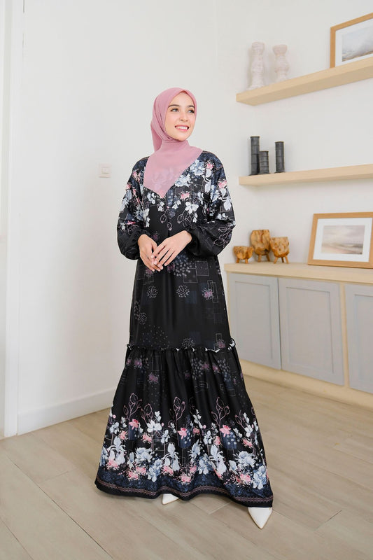 Orchid Dress - Black