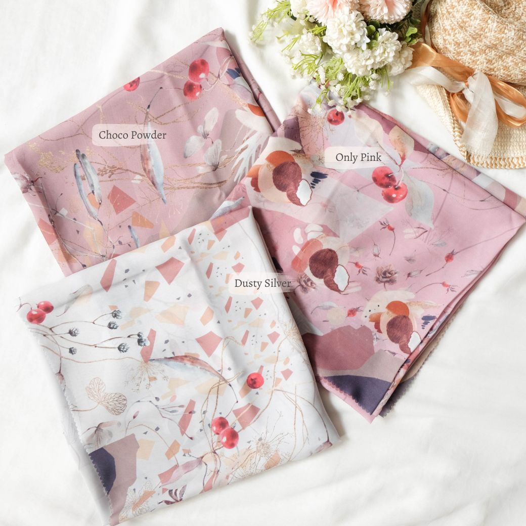 [ BUY 3 GET 1 FREE HIJAB ] Coconut Scarf Jumbo - JS93.7 Only Pink