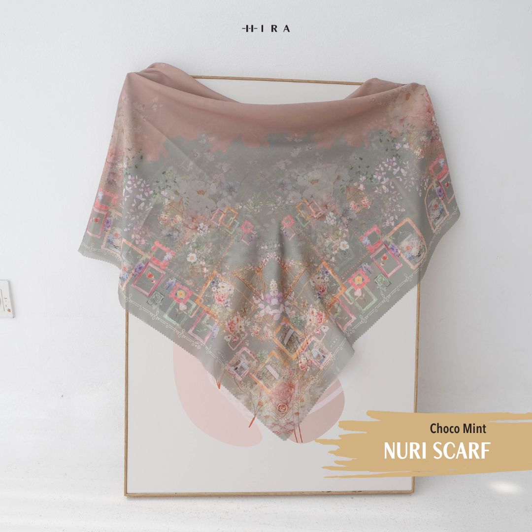 Nuri Scarf - NU33.3 NY33.3 NH33.3 Choco Mint