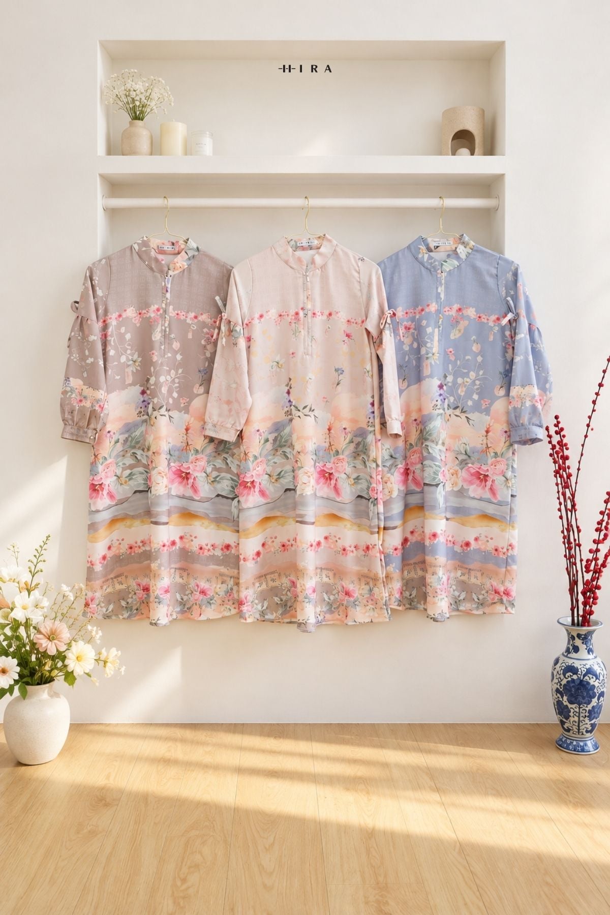 AHSANA Family Set — Mocca | HIRA Raya 2027