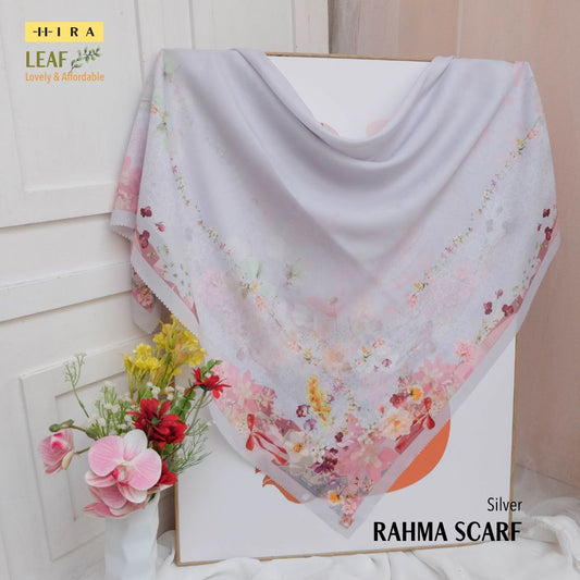 Leaf Rahma Scarf - AM31.8 AC31.8 HJ31.8 Silver
