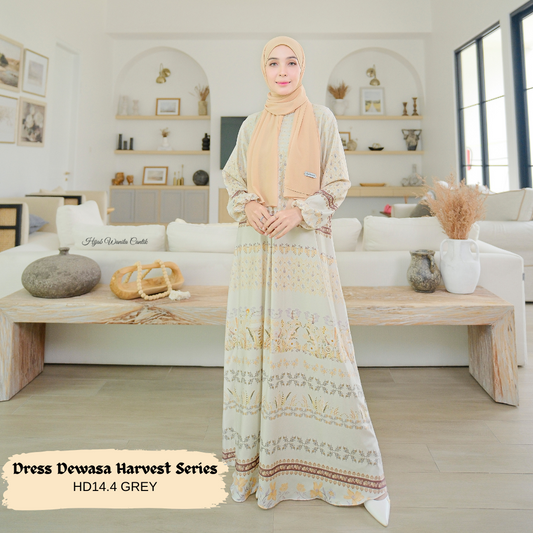 Harvest Dress - Grey