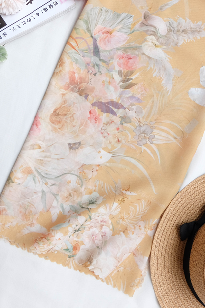[ BUY 3 GET 1 FREE HIJAB ] Emily - Scarf Square Premium Polycotton | Peanut - EM28.21