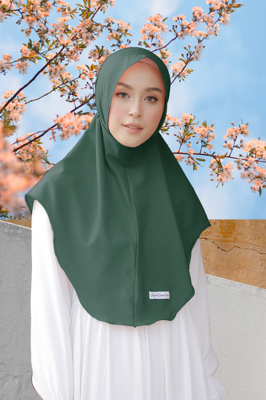 Hijab Instan Baiti Bergo - TY11.23 Emerald