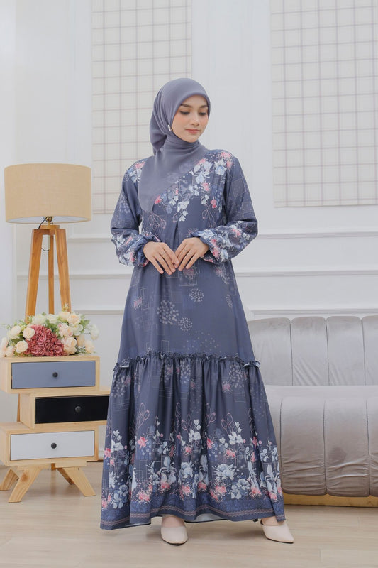 [CLEARANCE SALE] Orchid Dress - ORD1.2 Denim Grey