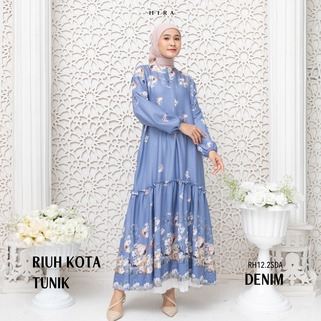 [DISKON AMBYAR] PART II Last Stock HIRA - Dress Hijabwanitacantik | Dress Printing Exclusive | Gamis Pakaian Muslim | Sarimbit -Gamis Baju Koko