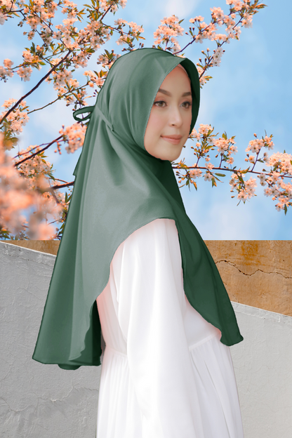 Hijab Instan Baiti Bergo - TY11.23 Emerald