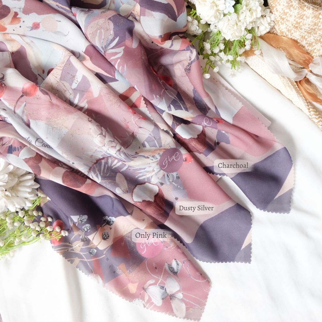 [ BUY 3 GET 1 FREE HIJAB ] Coconut Scarf Jumbo - JS93.7 Only Pink
