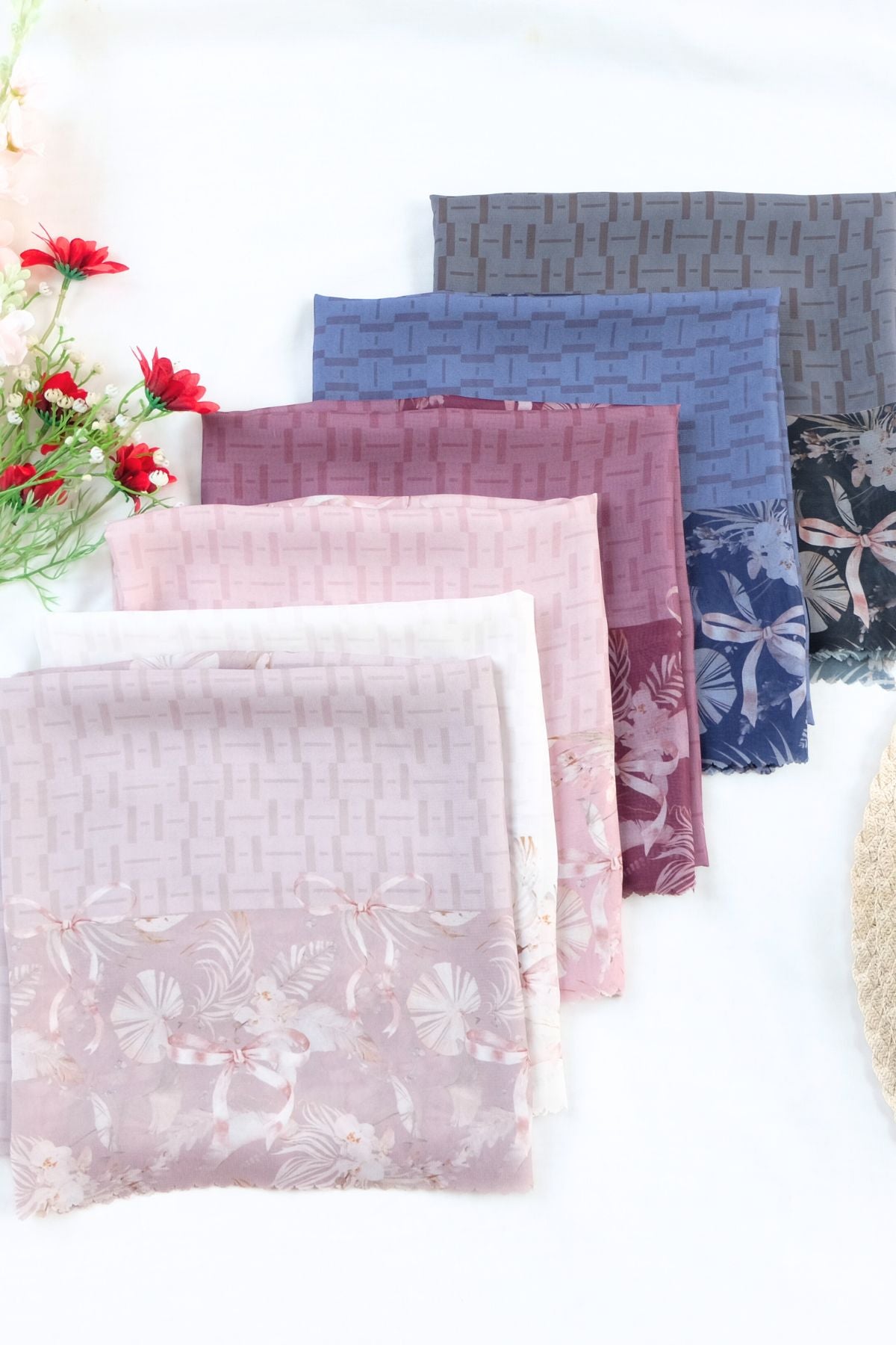 [ BUY 3 GET 1 FREE HIJAB ] Emily - Scarf Square Premium Polycotton | MONO CHOCOCINO - EM28.34
