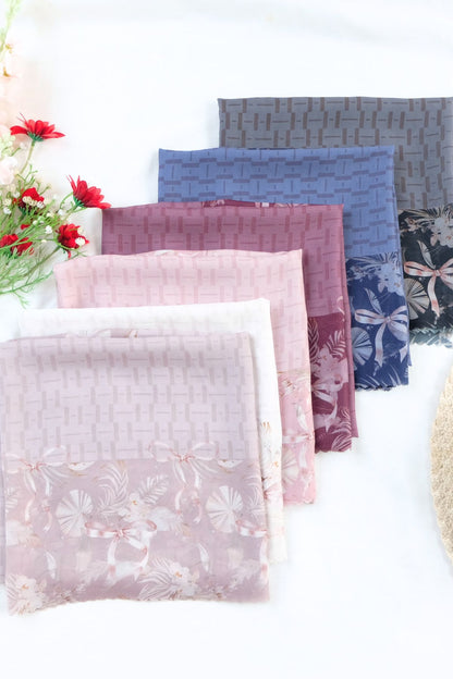 [ BUY 3 GET 1 FREE HIJAB ] Emily - Scarf Square Premium Polycotton | MONO CHOCOCINO - EM28.34
