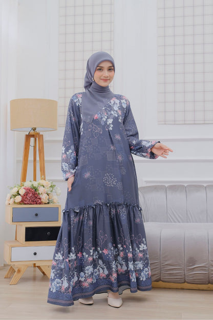 [CLEARANCE SALE] Orchid Dress - ORD1.2 Denim Grey