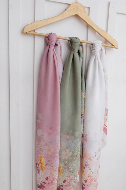 Leaf Rahma Scarf - AM31.2 AC31.2 HJ31.2 Maroon