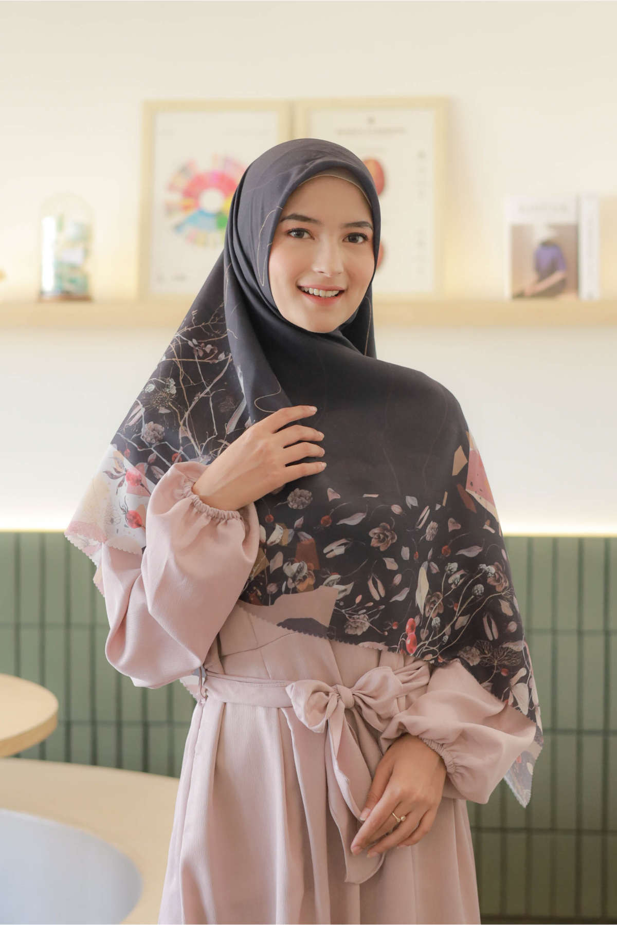 Coconut Scarf Jumbo - JS93.1 Black