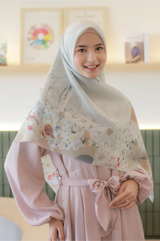 [ BUY 3 GET 1 FREE HIJAB ] Coconut Scarf Jumbo - JS93.4 Dusty Silver
