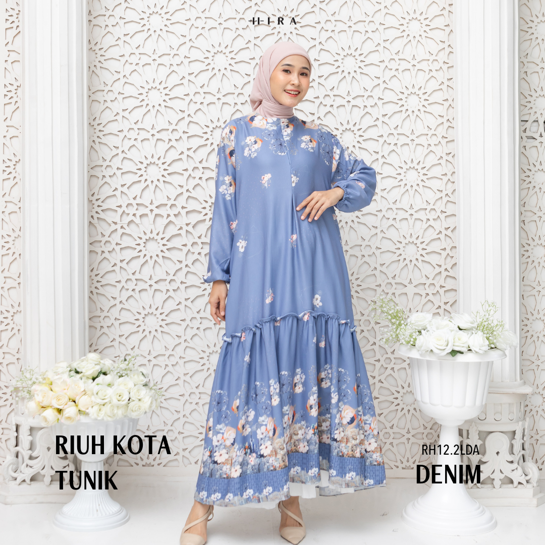 [DISKON AMBYAR] PART II Last Stock HIRA - Dress Hijabwanitacantik | Dress Printing Exclusive | Gamis Pakaian Muslim | Sarimbit -Gamis Baju Koko