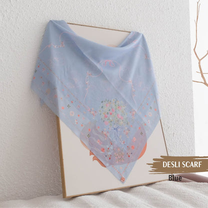 Desly Scarf - DP32.7 DV32.7 DJ32.7 Blue