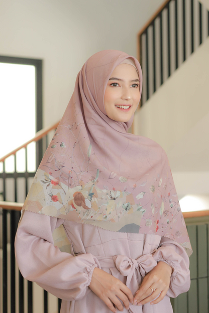 [ BUY 3 GET 1 FREE HIJAB ] Coconut Scarf Jumbo - JS93.5 Choco Powder