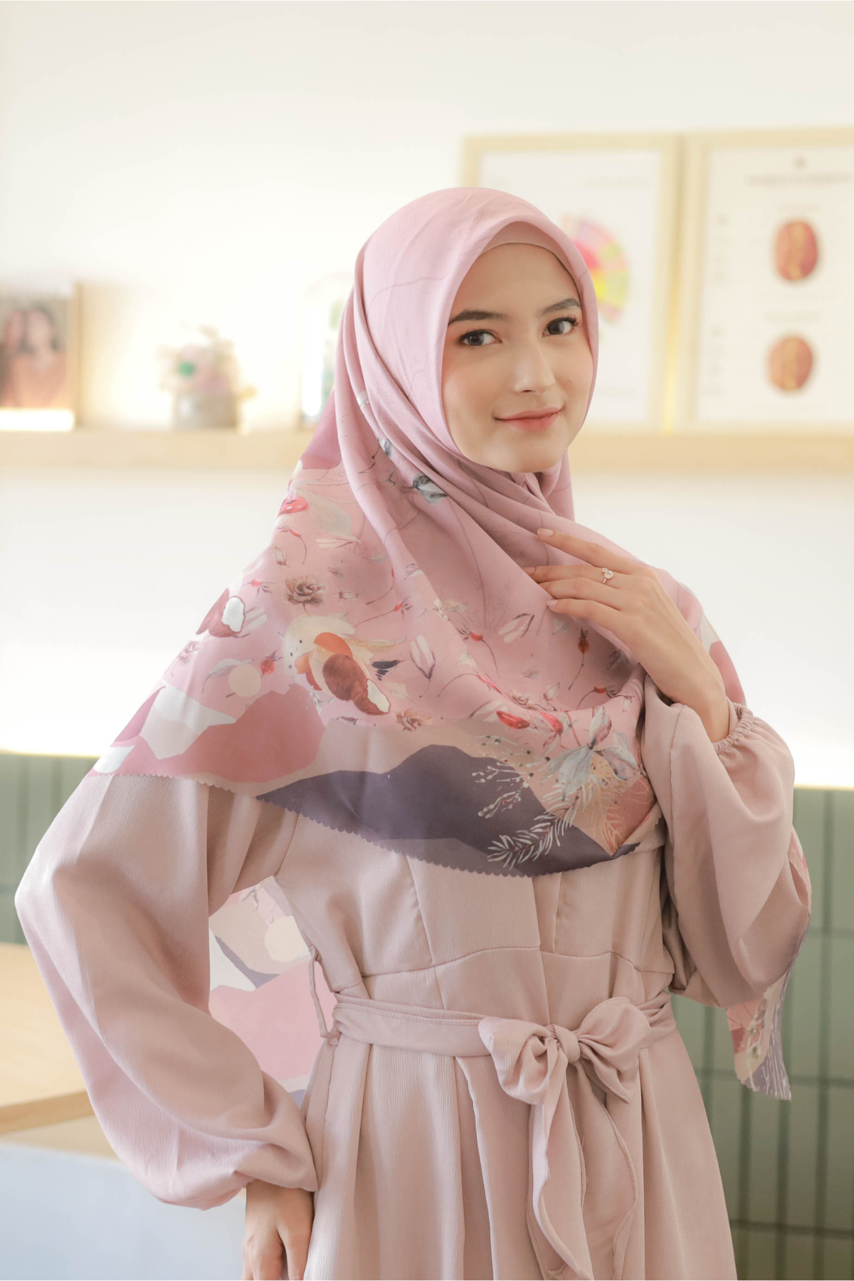 Coconut Scarf Jumbo - JS93.7 Only Pink