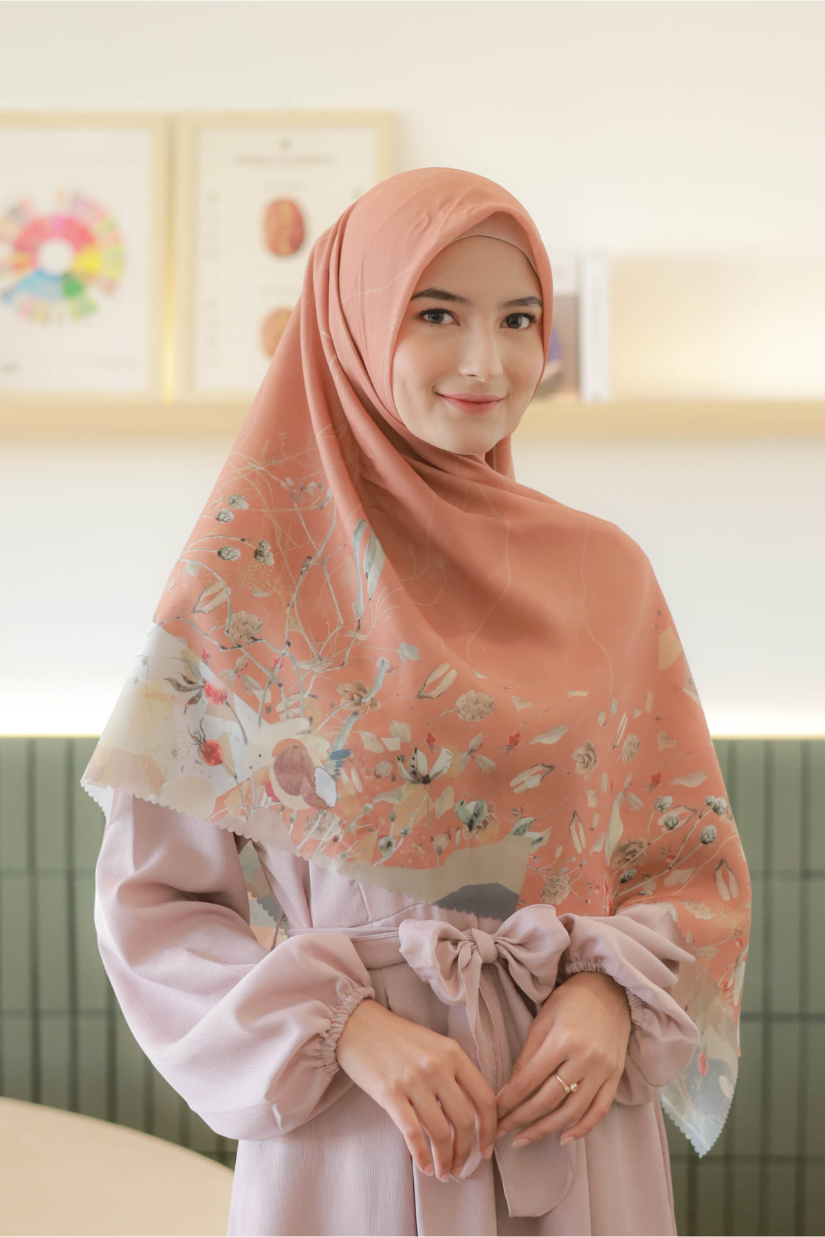 Coconut Scarf Jumbo - JS93.8 Terracotta