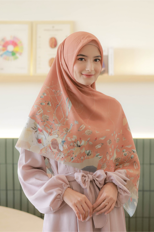 [ BUY 3 GET 1 FREE HIJAB ] Coconut Scarf Jumbo - JS93.8 Terracotta